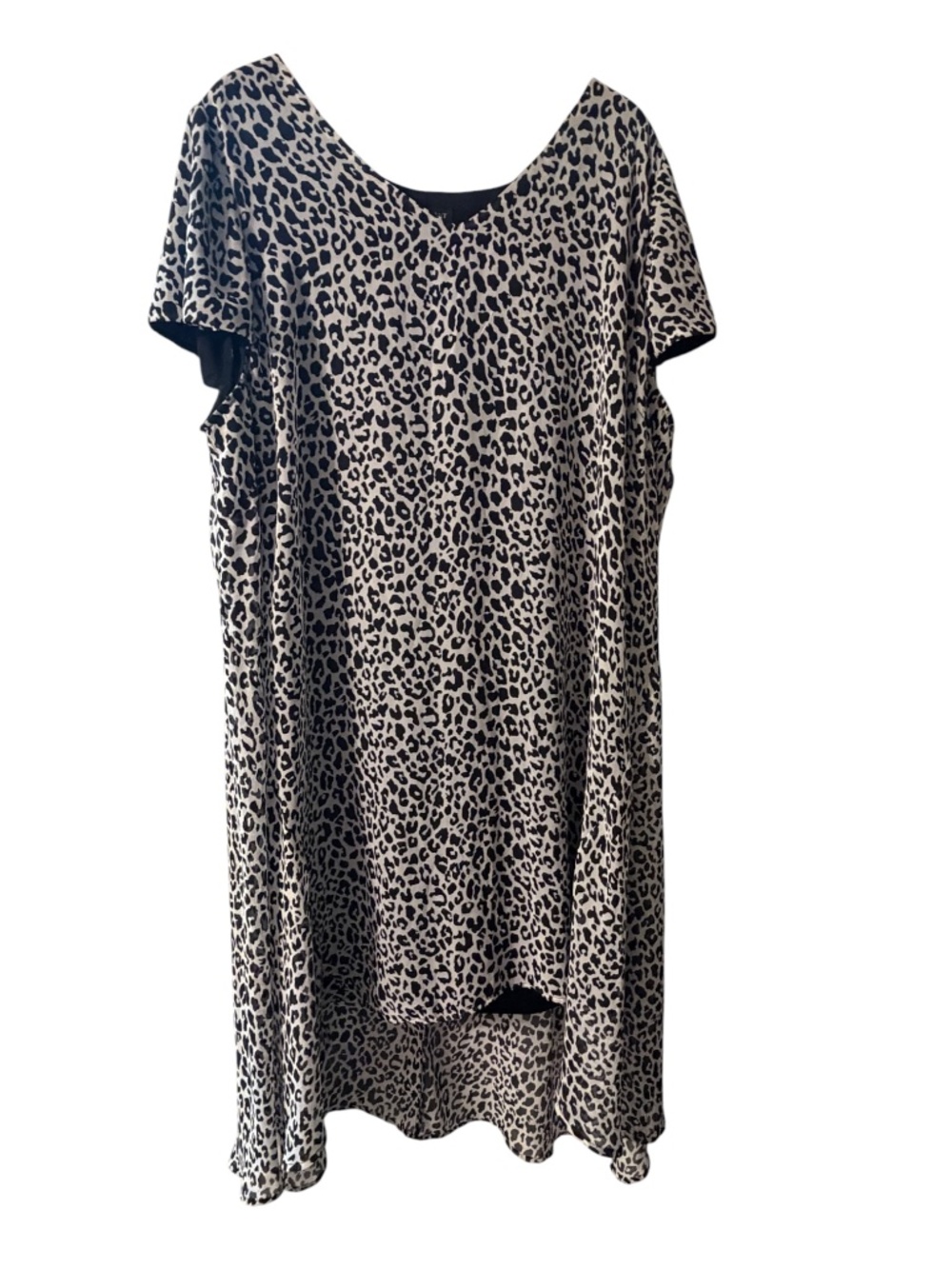 Lane Bryant Leopard Print Swing Dress Plus Size 22/24